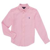 Polo Ralph Lauren - 323967600004 - Linnen Overhemd - Marineblauw - Lange Mouwen