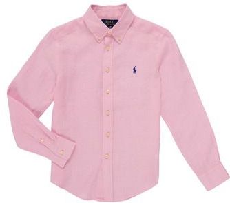 Polo Ralph Lauren - 323967600004 - Linnen Overhemd - Marineblauw - Lange Mouwen