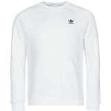 Adidas - Essential Trefoil Crewneck - Sweatshirt - Wit - 70% Katoen - Lange Mouwen