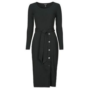 Lauren Ralph Lauren  PARISSA-LONG SLEEVE-DAY DRESS  jurken  dames Zwart