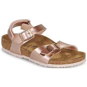 BIRKENSTOCK  Rio AS Kids BF Electric Metallic Copper  sandalen  kind Goud