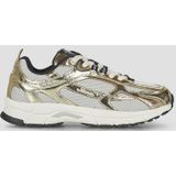 Mercer - The Re-Run Cracked - Dames Sneakers - Goud - Mesh