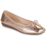 Clarks - Freckle Ice - Ballerina's - Koper Metallic - Leer - Comfort