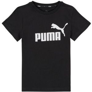 Puma  ESSENTIAL LOGO TEE  Shirts  kind Zwart