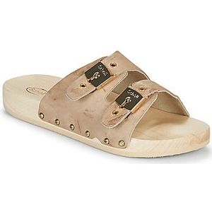 Scholl  PESCURA 2 STRAPS  slippers  dames Bruin