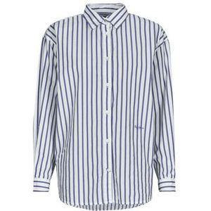 Blouse - Gestreept - ARTEMISA - Lange Mouw - Katoen - Wijde Pasvorm