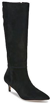 Ralph Lauren - Mckay Tl Hl - Suède Laars - Zwart - Stilettohak