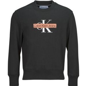 Calvin Klein Jeans  MONOLOGO STENCIL CREW NECK  Truien  heren Zwart