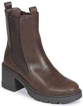 MTNG - Praga - Enkellaarsjes - Bruin - 3 tot 5 cm - Ritssluiting