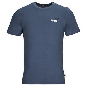 Puma  ESS  2 COL SMALL LOGO TEE  Shirts  heren Marine