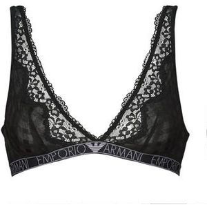 Emporio Armani  VICHY MESH  LACE  Bralettes/zonder beugel dames Zwart