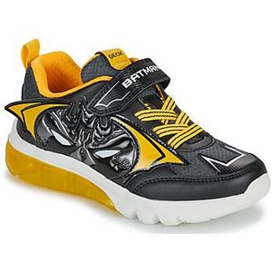 Geox J CIBERDRON Jongenssneakers, zwart/geel, 24 EU, zwart geel, 24 EU