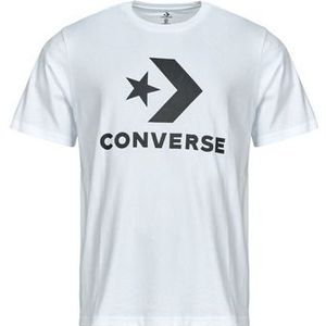 Converse  STANDARD FIT CENTER FRONT LARGE LOGO STAR CHEVRON TEE  Shirts  heren Wit