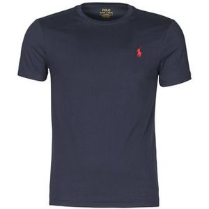 Polo Ralph Lauren  T-SHIRT AJUSTE COL ROND EN COTON LOGO PONY PLAYER  Shirts  heren Marine