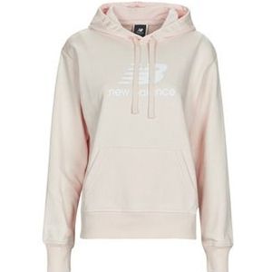New Balance  Essentials Stacked Logo Hoodie  Truien  dames Beige