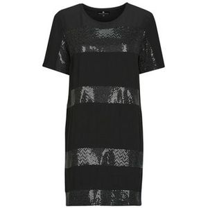 Freeman T.Porter  RITCHIE STRIPE  Jurken dames Zwart