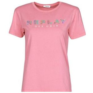 Replay  W3318C  Shirts  dames Roze