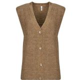 Only  ONLJANE SL  Vesten  dames Bruin