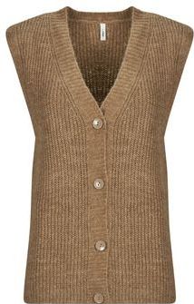 Only  ONLJANE SL  Vesten  dames Bruin