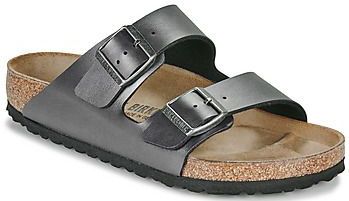 BIRKENSTOCK  Arizona BF Metallic Black  slippers  dames Zwart