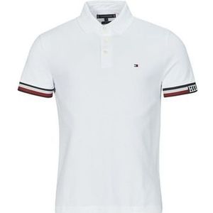 Tommy Hilfiger  MONOTYPE FLAG CUFF SLIM FIT POLO  Shirts  heren Wit