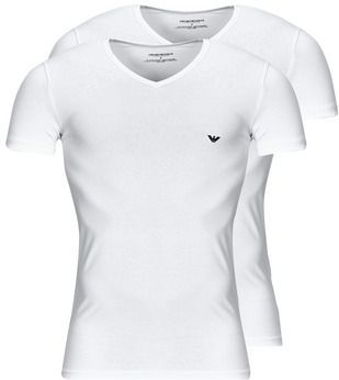 Emporio Armani 2P V-hals shirts stretch wit