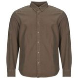 Levi's - AUTHENTIC BUTTON DOWN - Overhemd - Bruin - Lange Mouw