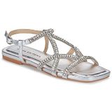 Alma EN Pena - Sandaal - Grijs - Dames - Platte Comfort Sandaal met Gespen