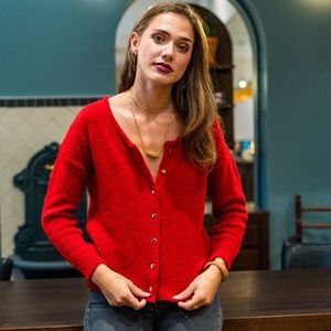 Céleste  IRIS  Vesten  dames Rood