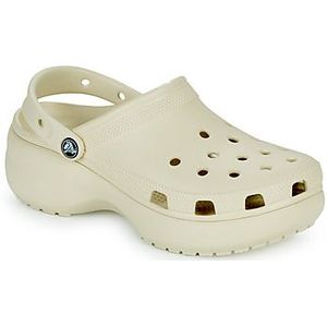 Crocs  CLASSIC PLATFORM CLOG W  klompen  dames Beige