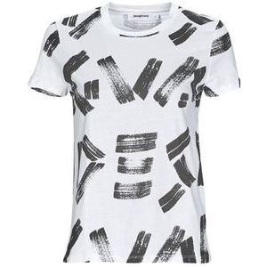 Desigual  TS_GLASGOW  Shirts  dames Wit