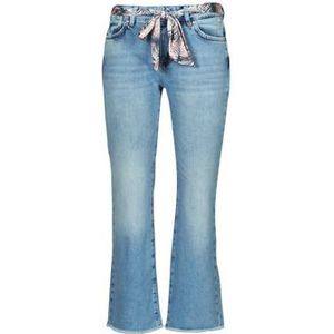 Freeman T Porter - Norma - Damesjeans - Middelblauw - Bootcut Snit - 7/8 Lengte