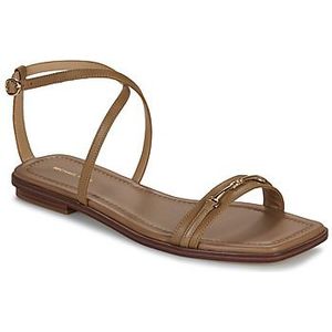 MICHAEL Michael Kors  LENA FLAT SANDAL  sandalen  dames Bruin