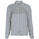 MORGAN Blouses, Marine/Off White, 32