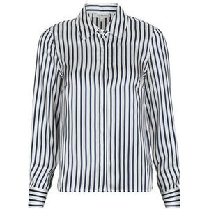 MORGAN Blouses, Marine/Off White, 32