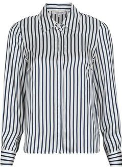 MORGAN Blouses, Marine/Off White, 32