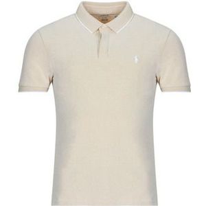 Polo Ralph Lauren - Poloshirt - Beige - Katoen met Elastaan