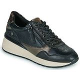 Carmela - 16244206-BURDEOS - Leren Sneakers - Bruin - Casual