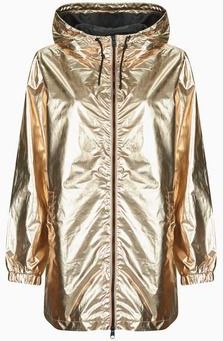 VERO MODA - Halflange Regenjas - Goudroze - Polyester