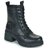 Refresh - 172906 - Enkellaarsjes - Zwart - Ritssluiting - Casual