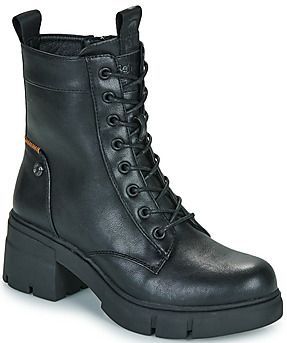 Refresh - 172906 - Enkellaarsjes - Zwart - Ritssluiting - Casual