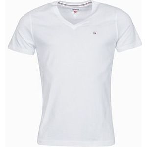 Tommy Jeans  TJM ORIGINAL JERSEY TEE V NECK  Shirts  heren Wit