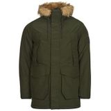 JACK & JONES - CAMP - Winterparka - Donkergroen