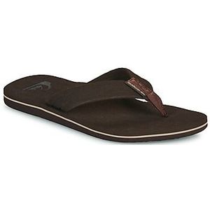 Quiksilver  MOLOKAI LAYBACK TEXTURED  slippers  heren Bruin