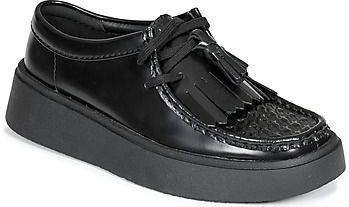 CLARKS - Torview - Veterschoen - Zwart - Leer - Platte Hak