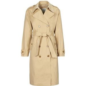 Pepe Jeans Star Trenchcoat Beige Vrouw