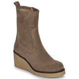 Unisa - Miss - Enkellaarsjes - Taupe