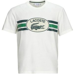Lacoste  TH1415-70V  Shirts  heren Wit