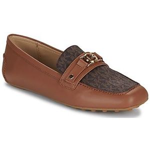 Michael Kors - Mandy - Leren Mocassin Schoen - Bruin