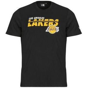New Era - NBA Essentials Tee Los Angeles Lakers - T-shirt - Zwart